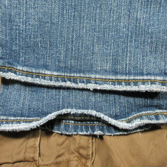 Silver Jeans womens dark distressed Frances capris 29 - Picture 7 of 7